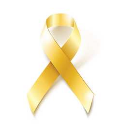 flot doré journée internationale du cancer des enfants